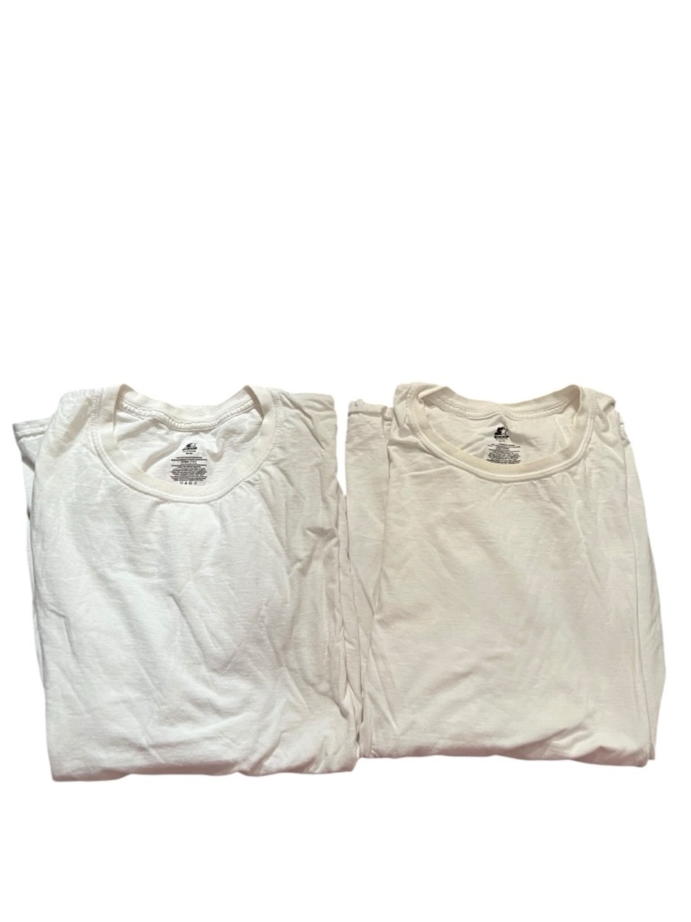 Starter Dri-Star White T-Shirts Set of 2 2XL
